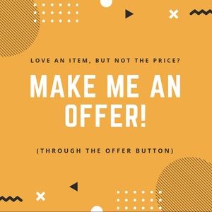Make me an offer!